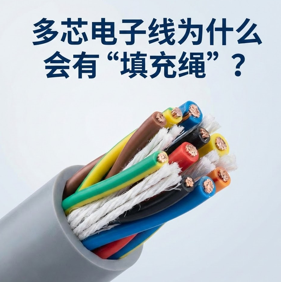 多芯电子线为什么会有“填充绳”？？？？？？